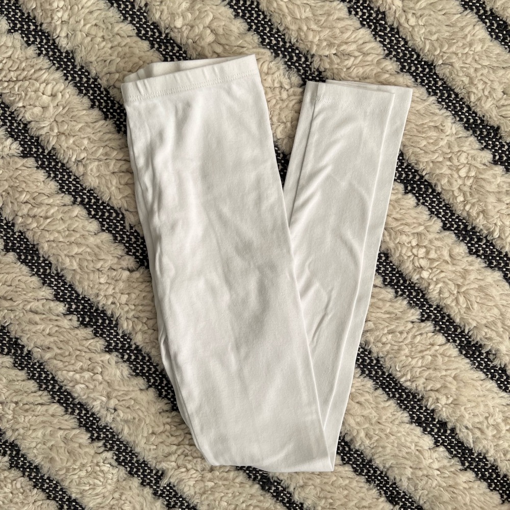 City Threads Girls Leggings Size 12 White
